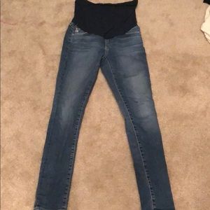 AG maternity jeans size 25 full panel